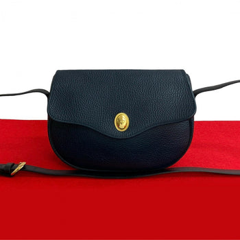 Dior Shoulder Bag Leather Navy