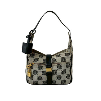 Loewe Shoulder Bag Leather Gray