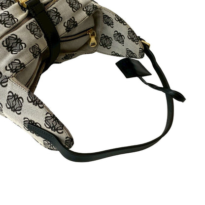 Loewe Shoulder Bag Leather Gray