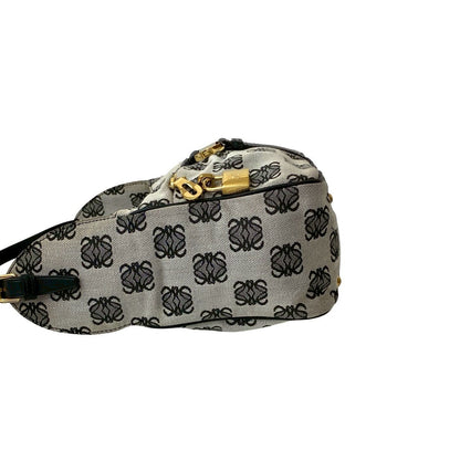 Loewe Shoulder Bag Leather Gray