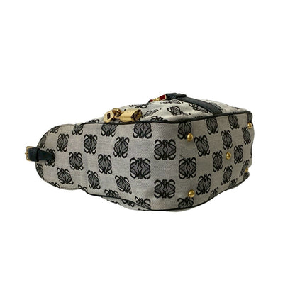 Loewe Shoulder Bag Leather Gray