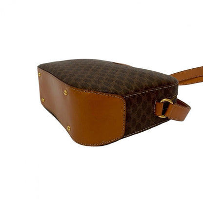 Celine Shoulder Bag Leather Brown