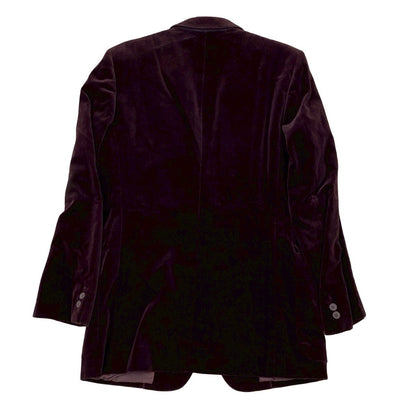 Yves Saint Laurent Tailored Jacket Velor Wine-Red