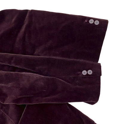 Yves Saint Laurent Tailored Jacket Velor Wine-Red