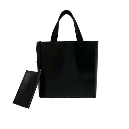 Prada Handbag Leather Black