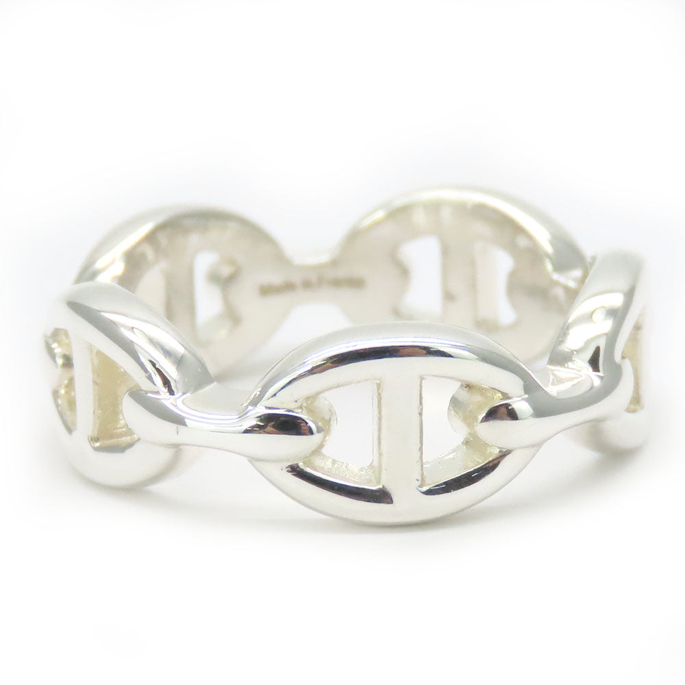 Hermes Ring Silver925 Silver Anchene Chene Dunkle Women