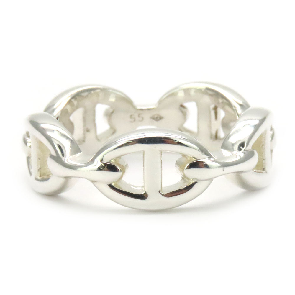 Hermes Ring Silver925 Silver Anchene Chene Dunkle Women