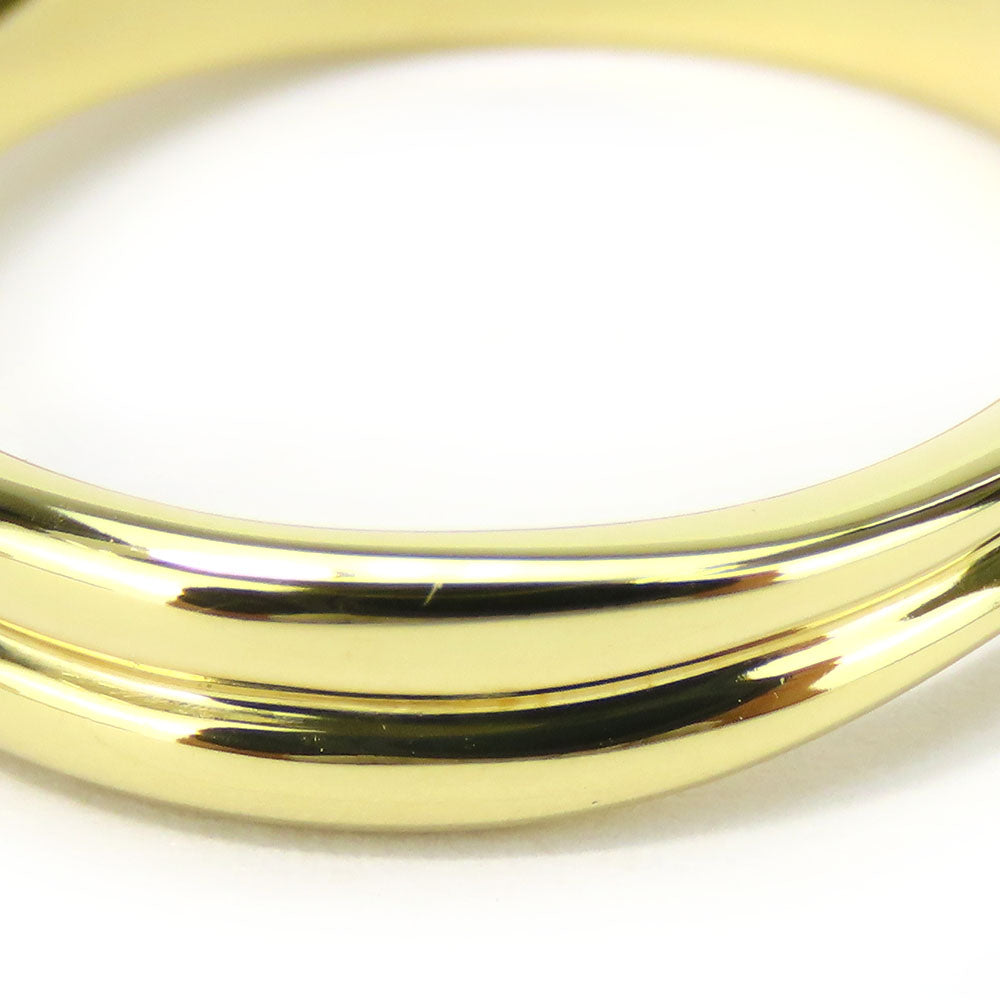 Tiffany&Co. Ring K18 Yellow Gold Yellow Gold Double Wave Women