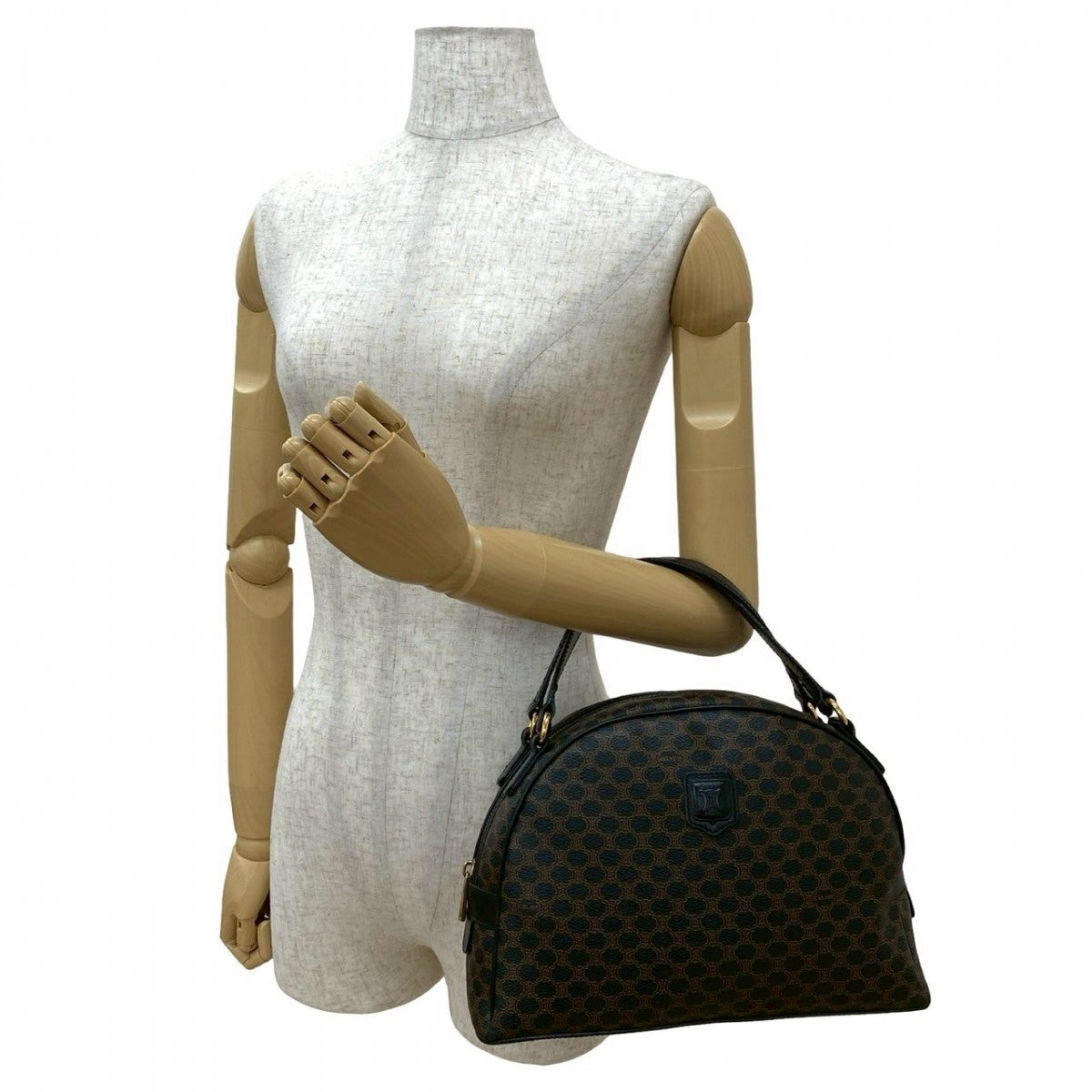Celine Handbag Leather Black