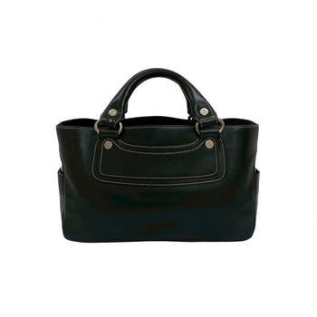 Celine Handbag Leather Black Boogie Bag