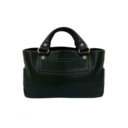 Celine Handbag Leather Black Boogie Bag