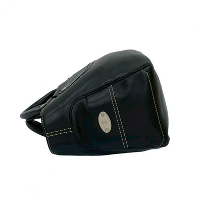 Celine Handbag Leather Black Boogie Bag