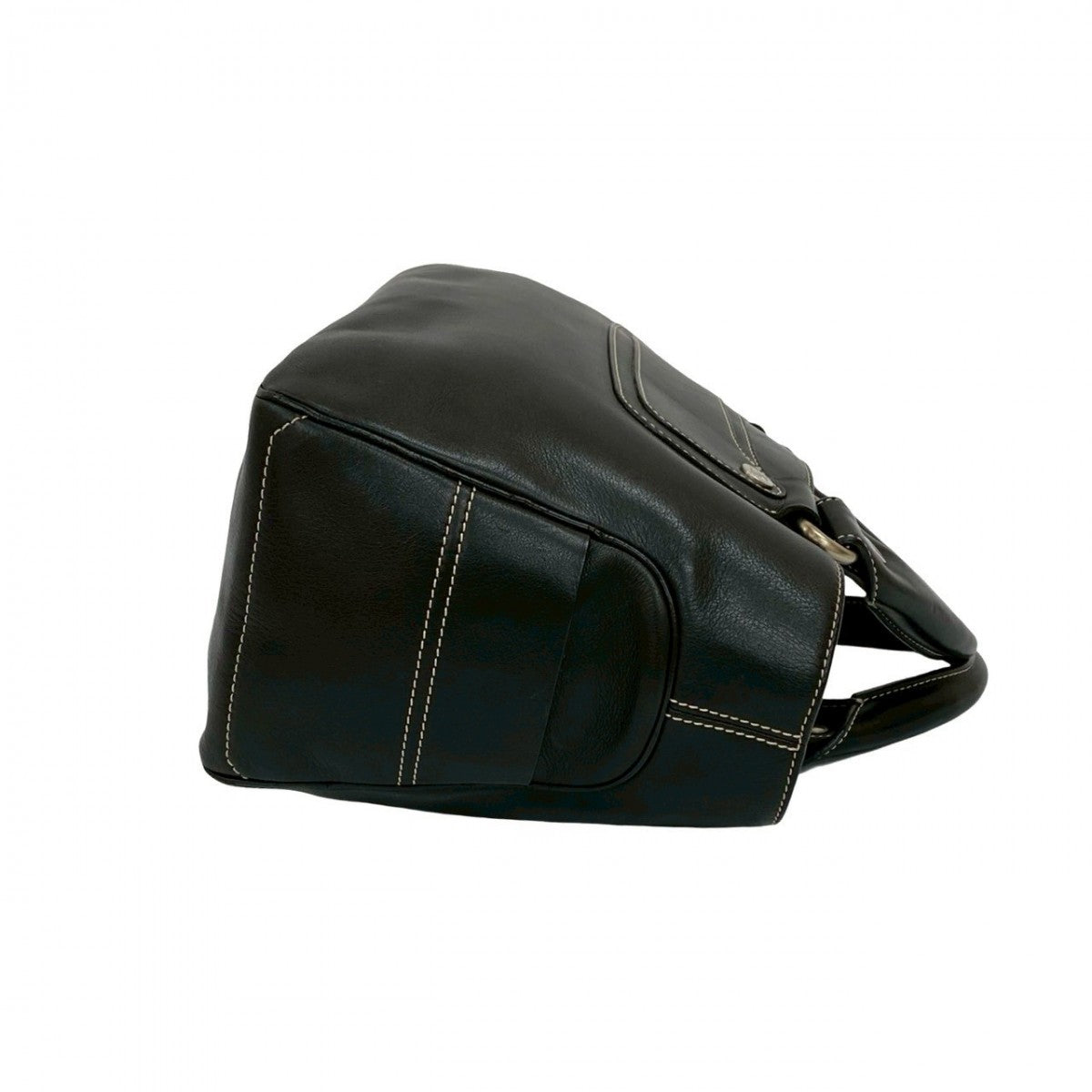 Celine Handbag Leather Black Boogie Bag