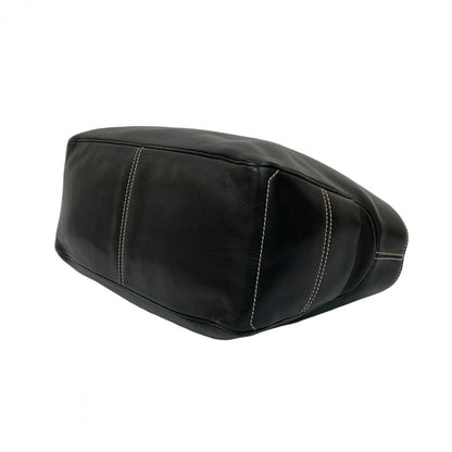 Celine Handbag Leather Black Boogie Bag