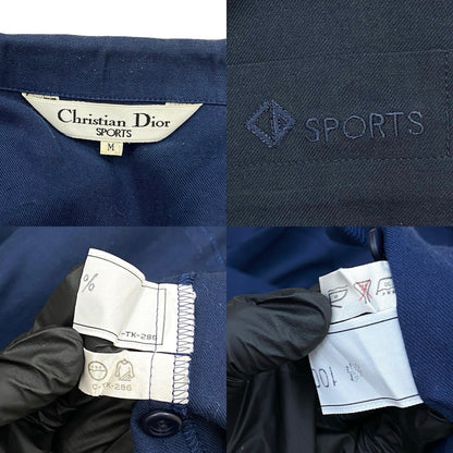 Dior Long Sleeve Shirt Cotton Navy Sports M