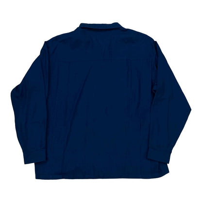 Dior Long Sleeve Shirt Cotton Navy Sports M
