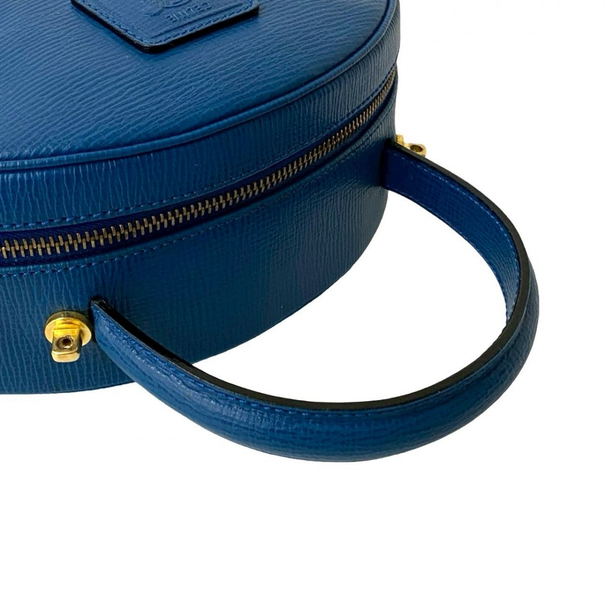 Celine Shoulder Bag Leather Blue
