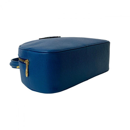 Celine Shoulder Bag Leather Blue