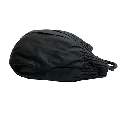Prada Shoulder Bag Leather Black