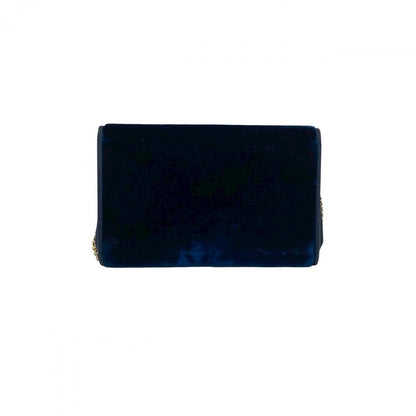 Gucci Shoulder Bag Velor Navy
