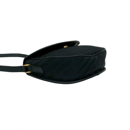 Gucci Shoulder Bag Leather Navy