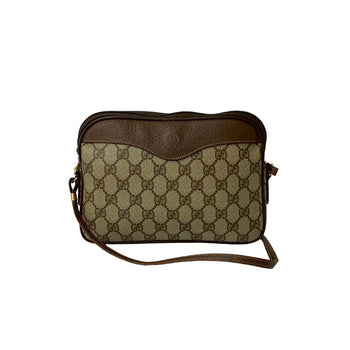 Gucci Shoulder Bag Leather Brown
