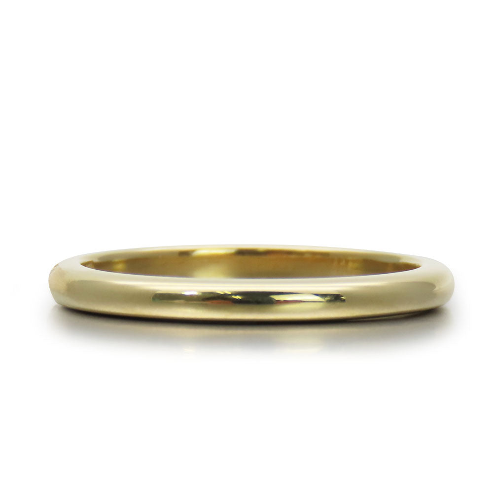 Tiffany&Co. Ring K18 Yellow Gold, Diamond Yellow Gold Wedding Band Ring Forever Women