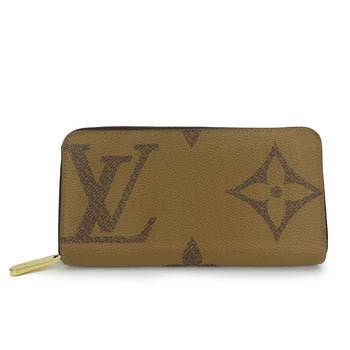 Louis Vuitton Long Wallet Purse M69353 Monogram Giant Reverse Brown Zippy Wallet Women(Unisex)
