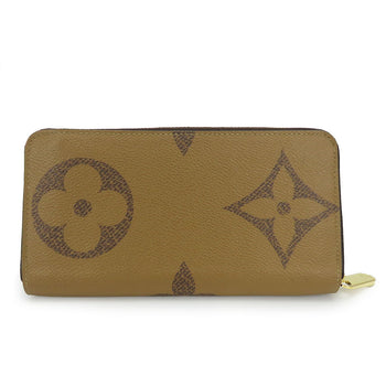 Louis Vuitton Long Wallet Purse M69353 Monogram Giant Reverse Brown Zippy Wallet Women(Unisex)