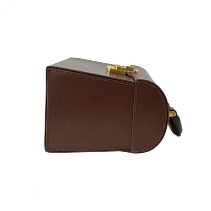 Gucci Handbag Leather Brown Ready Lock