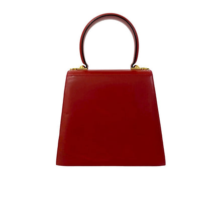 Salvatore Ferragamo Shoulder Bag Leather Red