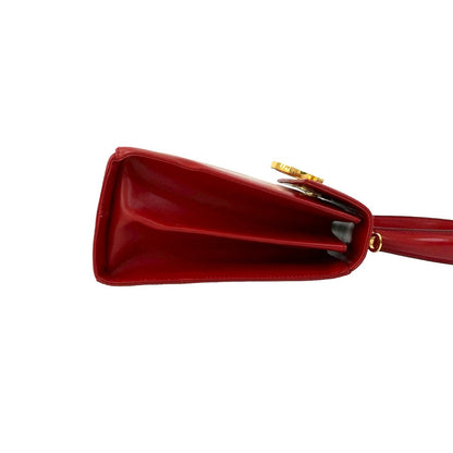 Salvatore Ferragamo Shoulder Bag Leather Red