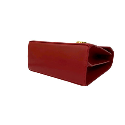 Salvatore Ferragamo Shoulder Bag Leather Red
