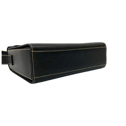 Celine Shoulder Bag Leather Black