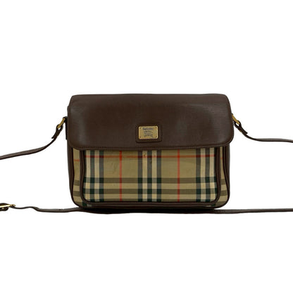 Burberry Shoulder Bag Leather Brown