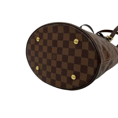 Louis Vuitton Tote Bag Leather Brown Damier Male