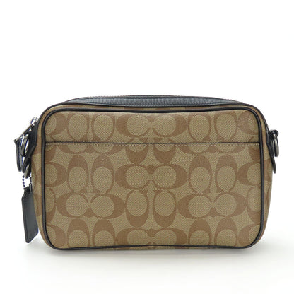 Coach Shoulder Bag F50715 Pvc, Leather Beige Mens