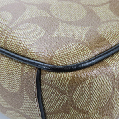 Coach Shoulder Bag F50715 Pvc, Leather Beige Mens