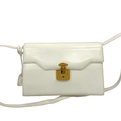 Gucci Shoulder Bag Calfskin White