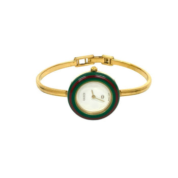Gucci Watches Gold Plated Gold Change Bezel
