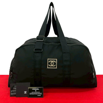 Chanel Shoulder Bag Nylon Black