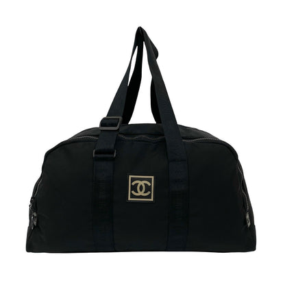 Chanel Shoulder Bag Nylon Black