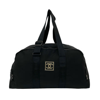 Chanel Shoulder Bag Nylon Black