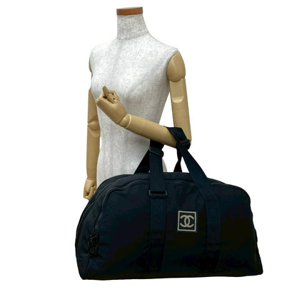 Chanel Shoulder Bag Nylon Black