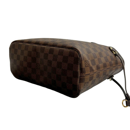Louis Vuitton Tote Bag Leather Brown Damier Never Full Pm