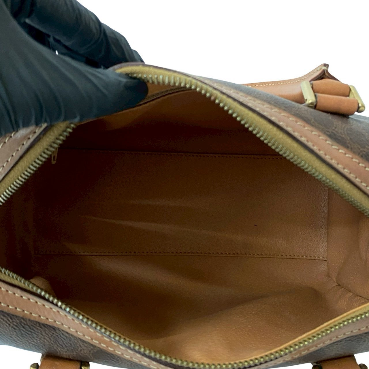 Celine Shoulder Bag Leather Brown