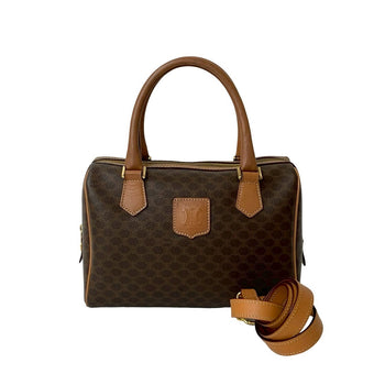 Celine Shoulder Bag Leather Brown