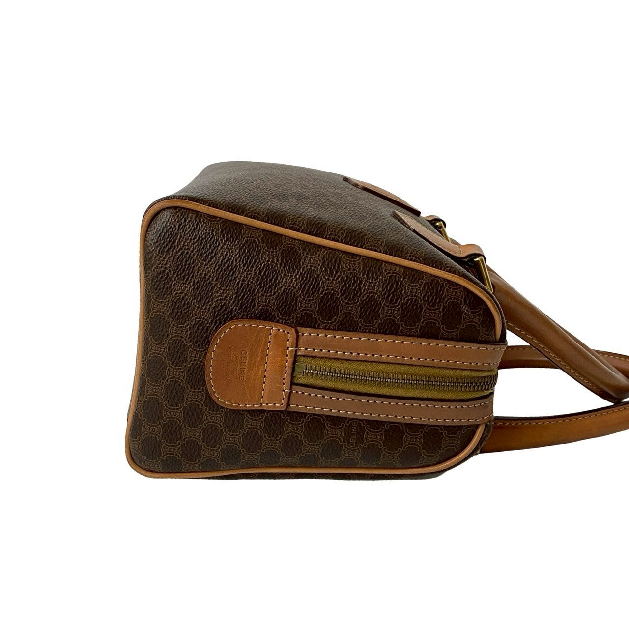 Celine Shoulder Bag Leather Brown