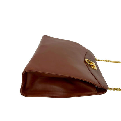 Salvatore Ferragamo Shoulder Bag Leather Brown