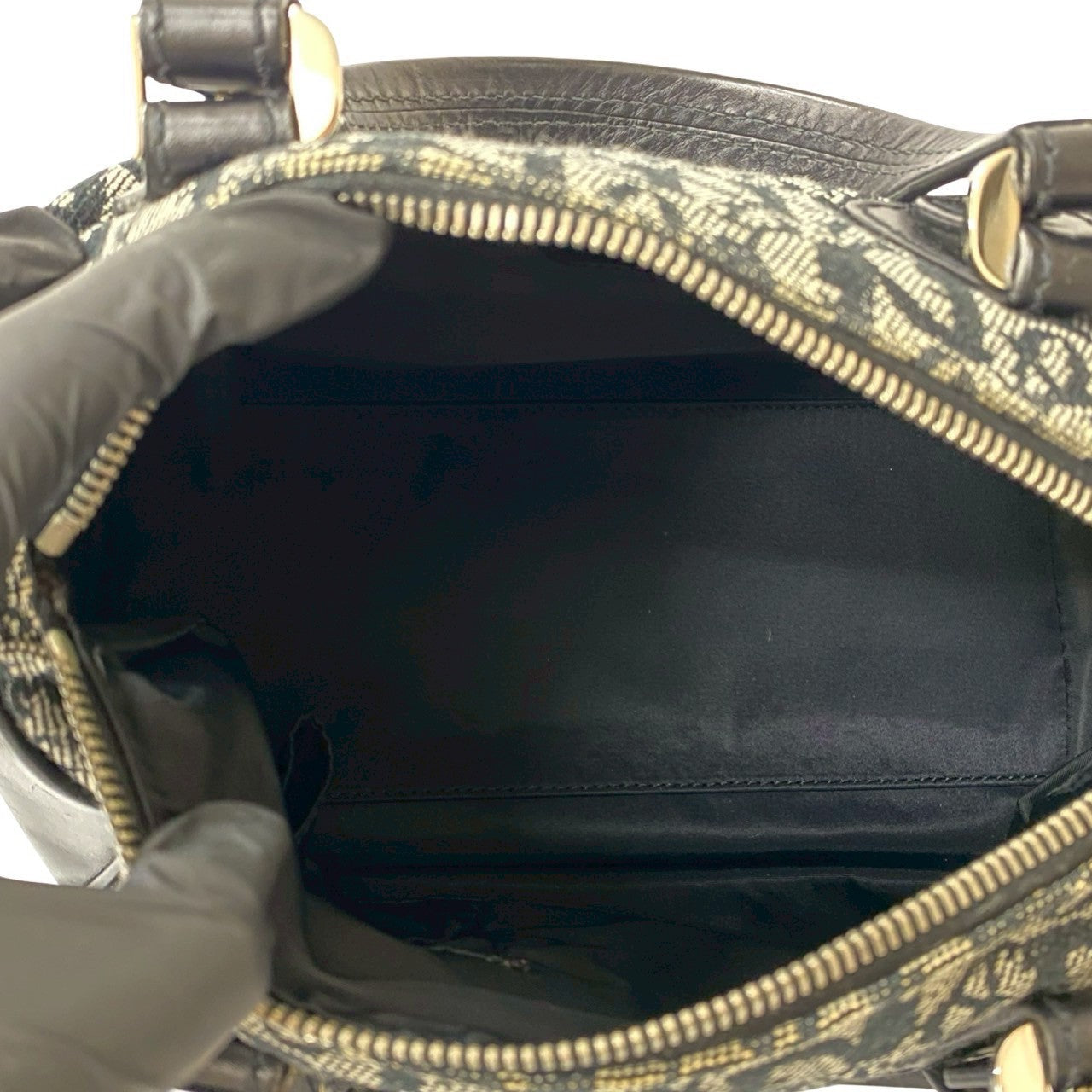 Dior Handbag Canvas Black